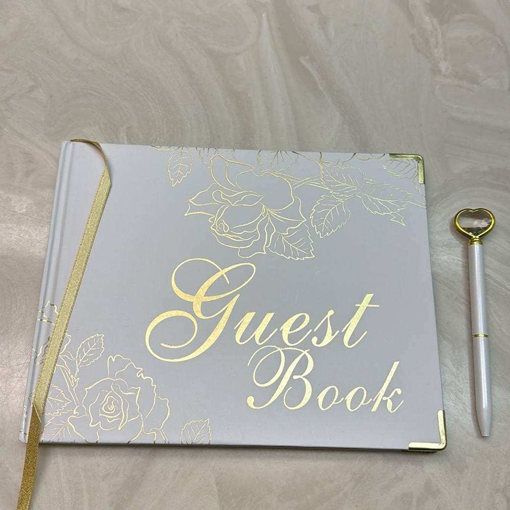 Wedding guest book